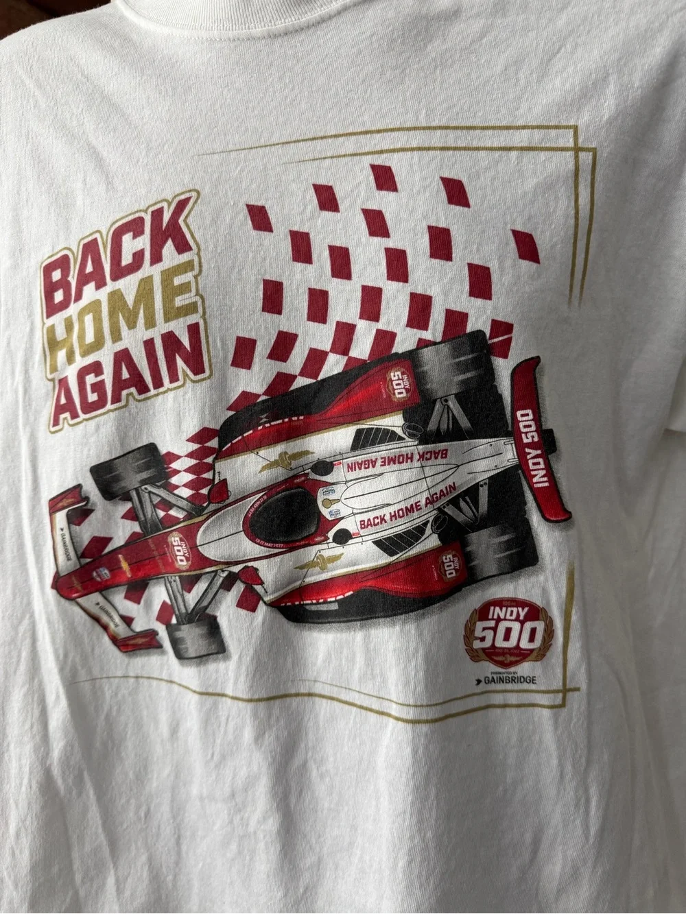 T-shirt with printed graphic